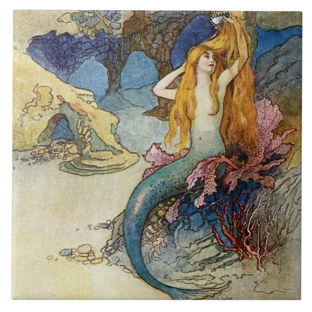 “A Sereia” por Warwick Goble (Frente)
