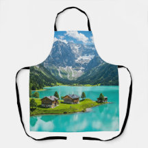 "A Serenidade Alpina Encontra a Quitra da Cozinha"