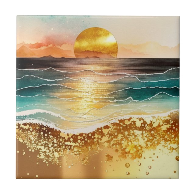 A Série Praia Aquarela Design 3 (Frente)
