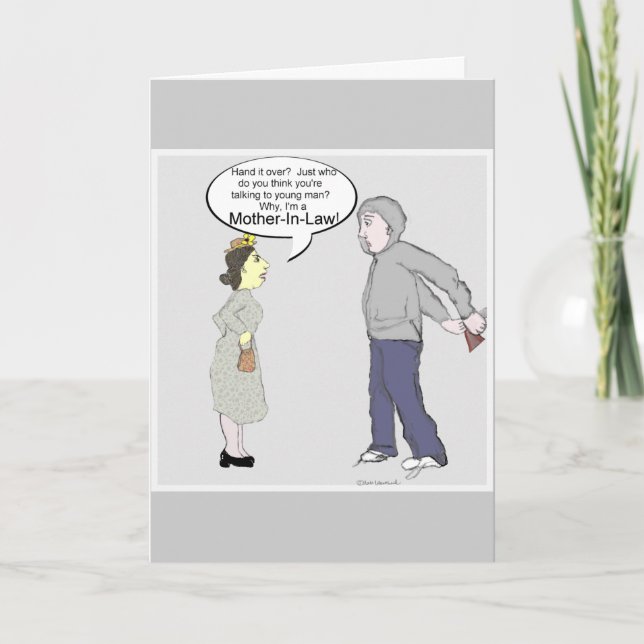 A sogra obtem a pensamento bom de você o cartão 2 (Frente)