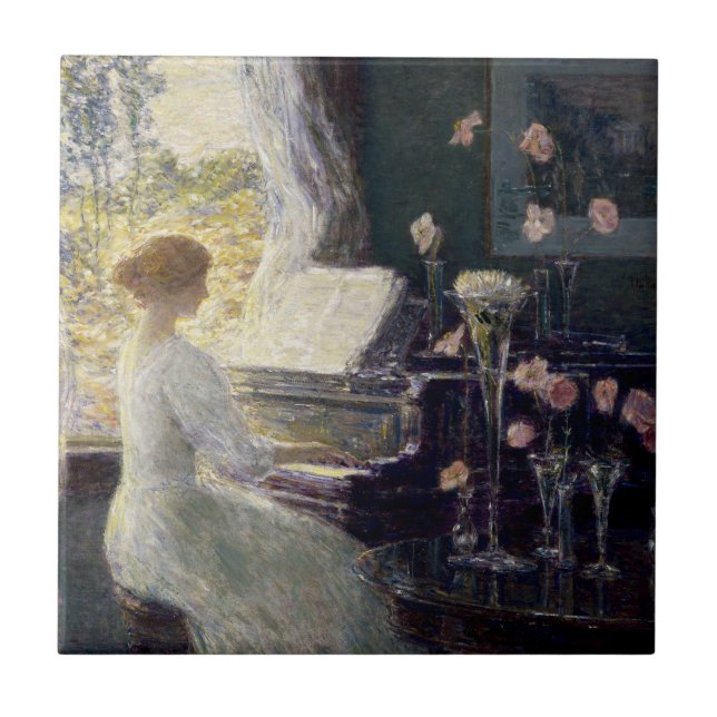 A Sonata de Frederick Childe Hassam (Frente)
