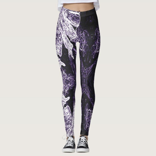 A Splash Of Purple 2 Leggings (Frente)