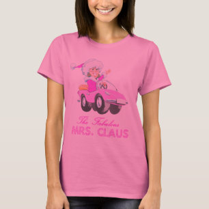 A Sra. fabulosa Claus - camisa longa da Capa