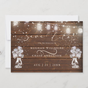 A string de Jar Mason rustic acende o descalço™