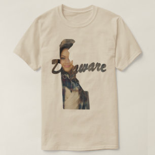 A SUA FOTO Estado Da Camiseta De Forma Delaware