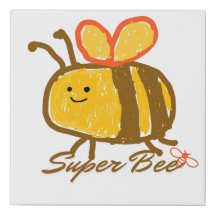 A SUPER BEE Canvas Print