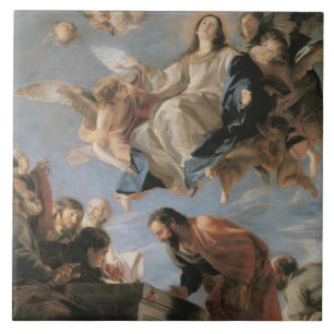 A suposição do Virgin, 1673 (óleo em canvas)