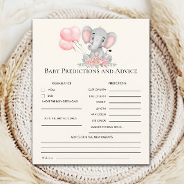 A Sweet Little Girl is on her Way Elephant