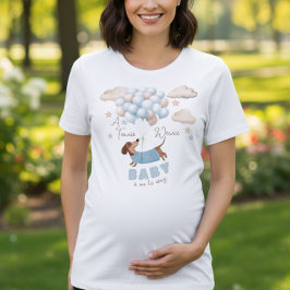 A Teenie Weenie Baby Boy Pregnancy Announcement