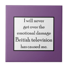 A televisão britânica me danificou emocionalmente.