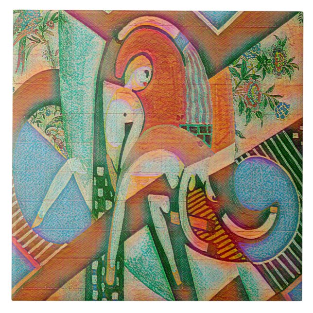 A Tempestade – Caos Abstrato em Flor (Frente)