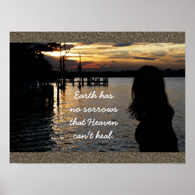 A Terra não tem tristeza - a arte impressão (Frente)