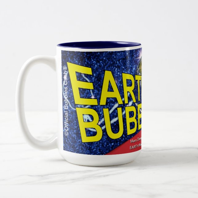 A terra precisa a caneca de café das bolhas (Esquerda)