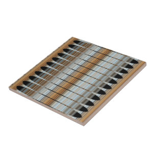 A terra tonifica o azulejo da disposição dos