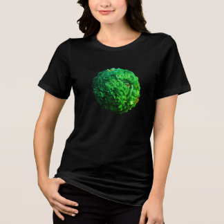 A Terra Vegetariana numa Camiseta de Manga Curta p