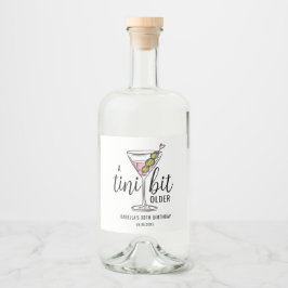 A Tini Bit Older Pink Martini Cocktail Birthday