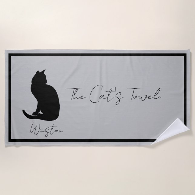 A Toalha Cinza dos Gatos (Frente)