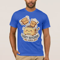 A Torradeira Feliz | Camiseta Adesiva Café da Manh