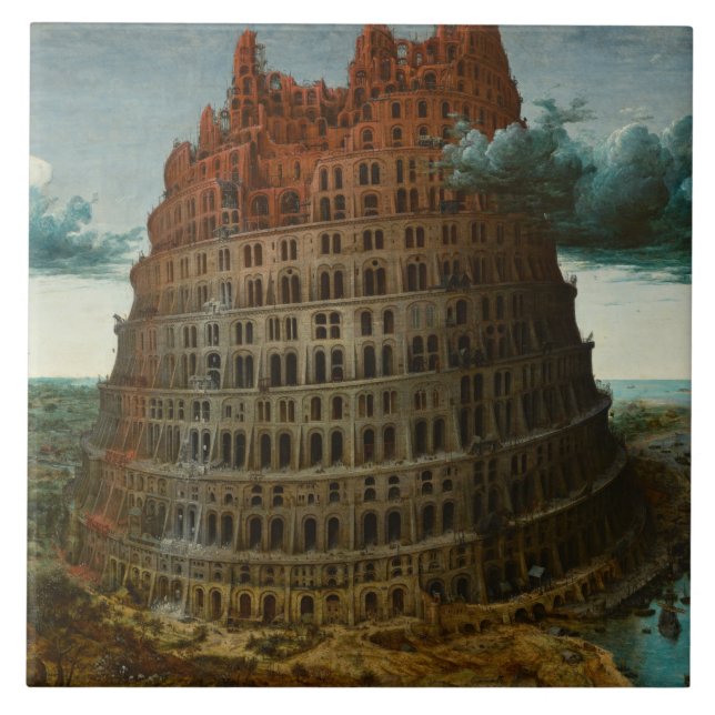 A Torre de Babel (por Pieter Bruegel, o Velho) (Frente)