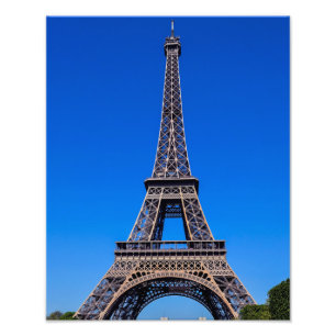 A torre Eiffel, Paris - impressão da foto
