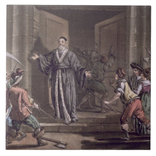 A toupeira de Mathieu (1584-1656) harangued pelas