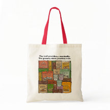 A trilha fornece... Bolsa Tote Divertida
