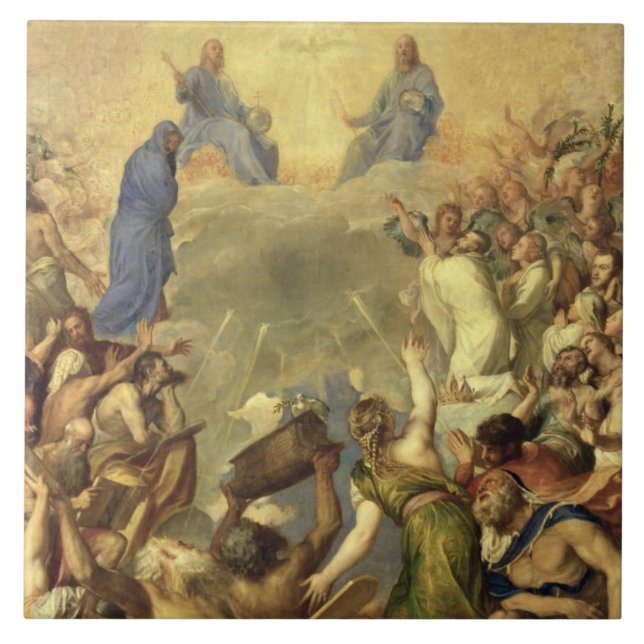 A trindade santamente, 1553/54 (óleo em canvas) (Frente)