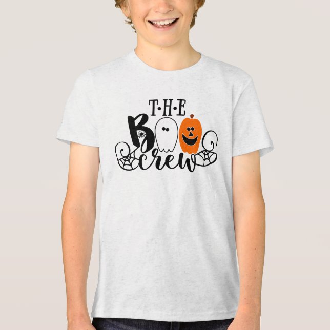 A Tripulação Boo Halloween Ghost Pumpkin (Frente)