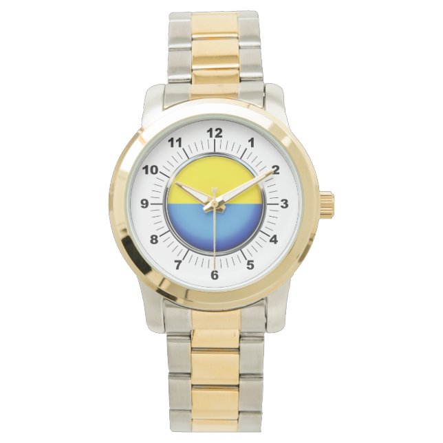 A Ucrânia derrubou o relógio de pulseira de dois t (Frente)