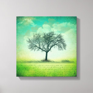 A última árvore 12" X12", 1,5" canvas