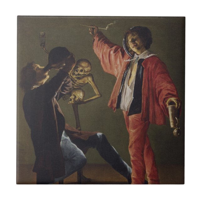 A última gota de cerveja antes do fim do partido (Frente)