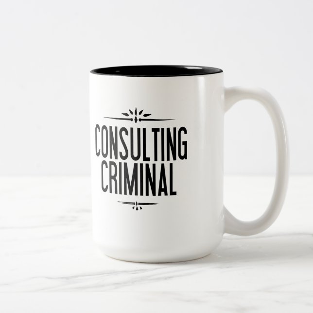A única caneca criminosa de consulta do mundo (Direita)