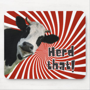 A Vaca De Holstein Amadurece. Mousepad