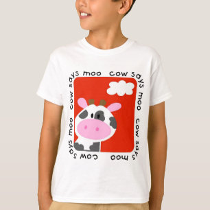 A vaca diz o camiseta e os presentes do MOO