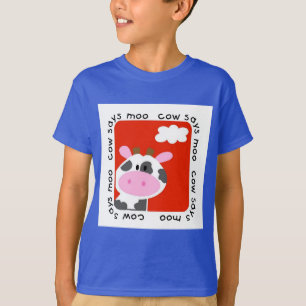 A vaca diz o camiseta e os presentes do MOO