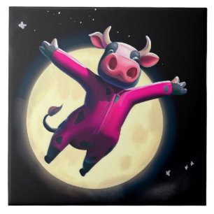 A Vaca Saltou Sobre A Lua - Azulejo infantil