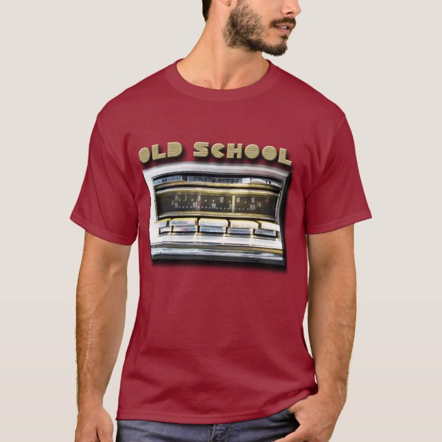 A velha escola bloqueia a camisa de HIP HOP t (Frente)