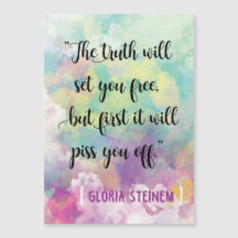 "A verdade..." cartão