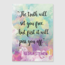 "A verdade..." cartão