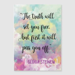 "A verdade..." cartão