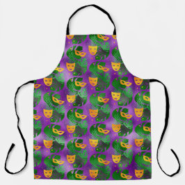 A VERDE SAI DOURADAS MÁSCARAS MARDI GRAS