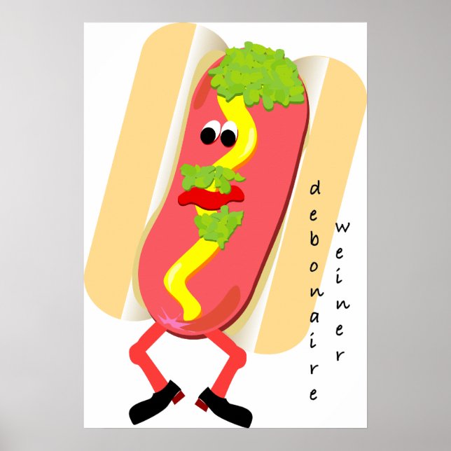 a very debonaire weiner poster (Frente)