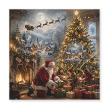 A Véspera de Natal Encantada Trabalho Mágico do Pa
