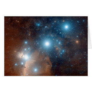A Via Láctea da correia de Orion Stars o cartão 