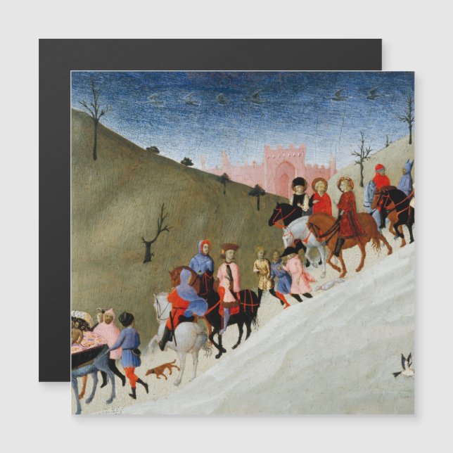 A Viagem do Cartão de Férias Magi (Frente/Verso)