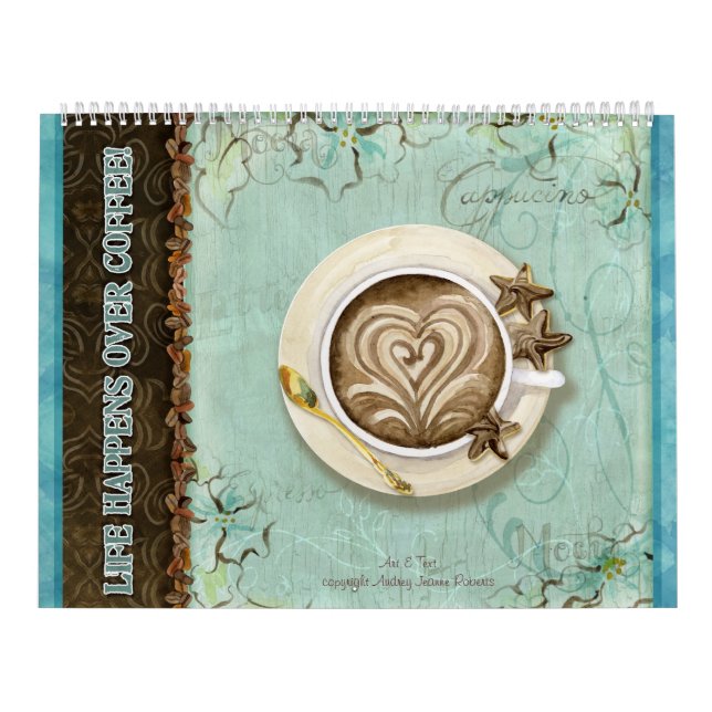 A Vida Acontece Através Do Café, Calendário (Capa)