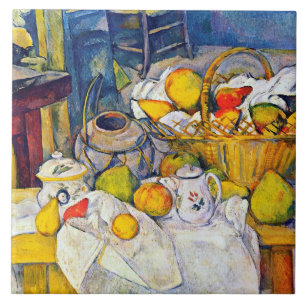 A vida com Fruta, Paul Cezanne