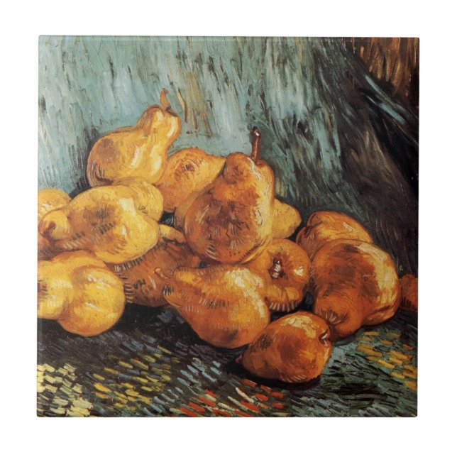 A vida com o Quince Pears de Vincent van Gogh (Frente)