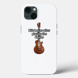 A vida começa depois de tocar guitarra.