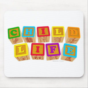 A vida da criança obstrui Mousepads